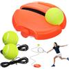 Hemobllo Allenatore da tennis portatile in plastica con base di rimbalzo e corda per principianti per un allenamento individuale efficace in qualsiasi momento