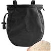 Generic Borsa per gesso da arrampicata Borsa regolabile a prova di perdite leggera | Coulisse Gesso Cintura Borsa adatta per Outdoor Sollevamento Pesi Allenamento Alpinismo Arrampicati Atleti Istruttori