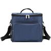 Zeroupshop Grande capacità isolato Cooler Bag Oxford Panno Blu | Fodera spessa in alluminio per picnic, campeggio, spiaggia, contenitore termico per mantenere il cibo fresco e freddo