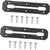 Wodsty Set di 2 supporti per canna da pesca a basso profilo da 15,2 cm | Montaggio rapido, viti in acciaio inox antiruggine, design piatto, ideale per canne da pesca, portabicchieri
