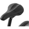 HavenlyCove Cuscino imbottito in gel per bicicletta, protezione per sella in silicone traspirante, con supporto per luce posteriore, per il comfort del ciclismo, 26 x 16 cm