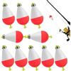 Générique Galleggiante Pesca 10 Galleggianti Scorrevoli Ovali per la Pesca in Acqua | Palline Piombe per Sport All'aperto in Acqua Dolce e Salata