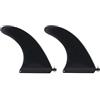 DuDuZui Pinna SUP Universale a Vite 9 Pollici per Tavola da Surf | Rimovibile Centro Pinna in Nylon Sicure e Rinforzate, per Tavola da Paddle Gonfiabile, Longboard, Surfboard, 2 Pezzi