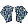 Helilyco Guanti palmati per nuoto per allenamento di resistenza all'acqua, pagaie regolabili in nylon per fitness in piscina, 17 x 15 cm