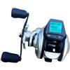 Helilyco Mulinello da pesca digitale per pesca baitcasting, rapporto 7,2:1, in lega di alluminio, per carpa, trota, luccio, pesce persico, mano sinistra destra, viola bianco