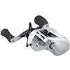 Helilyco Mulinello da pesca con corpo in metallo, rapporto 7,2:1, ruota per baitcasting, carpa, luccio, trota, leggero, 172 g, colore argento