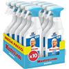 Mastro Lindo Detersivo Bagno Spray, Profumo Ambi Pur, 10x 500ml | Rimuove Residui di Sapone e Calcare, Fragranza Fresca e Delicata, Pulito Splendente e Senza Aloni
