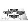 Hotpoint Ariston - Piano cottura a gas FTGHL 641 D/IX/HA finitura inox e griglie in ghisa da 60cm