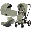 Cybex Platinum Trio Priam Style con Cloud T Plus - Rose Gold - Sage Green 2026