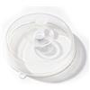 CHEOTIME Coperchio Microonde Antischizzo con Sfiato Vapore, 17mmx4mm/0.7x0.2in | Trasparente, PP, Senza BPA, Previene gli Schizzi, Riutilizzabile Coperchio per Microonde con Impugnatura per Piatti e Ciotole