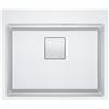 Franke: Lavello una vasca da Incasso KNG PRO 610-53 FTL 114.0751.846 finitura bianco da 59 cm