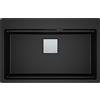 Franke: Lavello una vasca da Incasso KNG PRO 610-73 FTL 114.0751.850 finitura nero da 79 cm