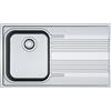 Franke: Lavello una vasca con gocciolatoio destro da incasso SRX 611-86 101.0356.758 in acciaio inox da 86 cm