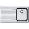 Franke: Lavello una vasca con gocciolatoio sinistro da incasso SRX 611-86 101.0356.759 in acciaio inox da 86 cm