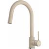 Franke: Miscelatore monocomando con doccetta estraibile POLA J 115.0735.627 finitura avena