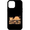 Sleep Tired Animal Nightgown children Py Custodia per iPhone 12 Pro Max Pigiama con coda di riposo, cuore felice