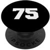 designsanddesigns Sports Maglia sportiva numero 75 giocatori di squadra PopSockets PopGrip Adesivo