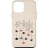 Halloween in October Custodia per iPhone 12 mini Carino Halloween Ragnatela Spooky Party
