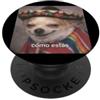 Dog Funny Chihuahua Spanish Graphics (Có ¿Cómo estás? Divertente Chihuahua Cane Sfocato spagnolo Meme PopSockets PopGrip Adesivo
