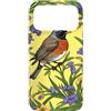 MI Regional Symbols Goods and Apparels t Custodia per iPhone 17 Pro Max MI American Turdus migratorius e Iris-Flower