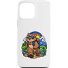 Cool Wombat Leadership Cartoon Art Custodia per iPhone 13 Pro Max Wombat allegro che cammina come un leader audace