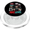 Anime Gaming Sleep Social Life Funny Gam Anime Gaming Livello Massimo Divertente Kawaii Otaku Gamer Uomini Teen Boy PopSockets PopGrip per MagSafe