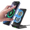 Umaniy Caricatore Wireless Caricabatterie Rapida Wireless Phone Charger Supporto Per iPhone 17/16/15/14/13/12/11 Mini Air Plus Pro MAX/X/XR/Samsung Galaxy S24/S23/S22/S21/S20,Google Pixel LG, etc