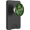 Ghostbusters Slimer Green Ghost, film del 1984, Halftone, pop art PopSockets PopWallet per MagSafe