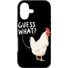 Funny Chicken Butt Joke Meme Gifts Men W Custodia per iPhone 17 Guess What Chicken Butt Divertente Chicken Butt White Hen Meme