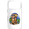 Cool Wombat Leadership Cartoon Art Custodia per iPhone 17 Pro Wombat allegro che cammina come un leader audace