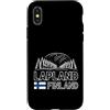 Lapland Finland Travel Souvenirs Custodia per iPhone X/XS Lapponia Finlandia Scenic Arch Viaggio Souvenir