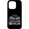 Lapland Finland Travel Souvenirs Custodia per iPhone 15 Pro Lapponia Finlandia Scenic Arch Viaggio Souvenir