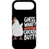 Funny Chicken Butt Joke Meme Gifts Men W Custodia per iPhone Air Guess What Chicken Butt Divertente Chicken Butt White Hen Meme