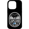 Lapland Finland Travel Souvenirs Custodia per iPhone 14 Pro Lapland Finlandia Pannello Emblema Viaggio Souvenir