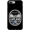 Lapland Finland Travel Souvenirs Custodia per iPhone 7 Plus/8 Plus Lapland Finlandia Pannello Emblema Viaggio Souvenir