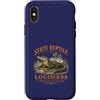 LA Region Apparel and Goods by taiche Custodia per iPhone X/XS Bayou Rettile coccodrillo