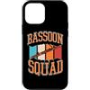 Jazz Band Bassoon Player Merch With Retr Custodia per iPhone 12 mini Fagotto Squadra Retro Matching Fagotto Band