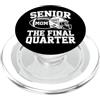 Class Of 2027 Senior Mom Football Season Anziano 2027 Mom Football The Final Quarter Orgoglioso Genitore PopSockets PopGrip per MagSafe