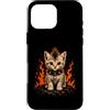 Lets Rock Rock On Rock n Roll I Love Roc Custodia per iPhone 16 Pro Max Rocker Cat Punk Rock and Roll Music Rock & Roll Lets Rock