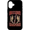 Jazz Band Bassoon Player Merch With Retr Custodia per iPhone 16 Sussurratore di fagotto