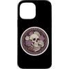 Librarian Skeleton Book Skull Reading Pr Custodia per iPhone 13 Pro Max Bibliotecario scheletro libro teschio lettura amante floreale arte gotica