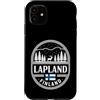 Lapland Finland Travel Souvenirs Custodia per iPhone 11 Lapland Finlandia Pannello Emblema Viaggio Souvenir