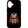 Lets Rock Rock On Rock n Roll I Love Roc Custodia per iPhone 16 Rocker Cat Punk Rock and Roll Music Rock & Roll Lets Rock
