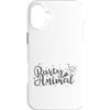 Party celebration dancing music friends Custodia per iPhone 16 Plus Animali Festeggiati Danza Musica Divertimento