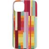generic Custodia per iPhone 15 Plus Grafica geometrica a righe colorate