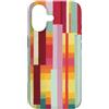 generic Custodia per iPhone 17 Grafica geometrica a righe colorate