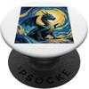 Cool Japanese Dragon Boy Viking Dragon G Drago Cinese Arte Giapponese Anime Van Gogh Bambini Simpatico Drag PopSockets PopGrip Adesivo
