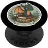 Book Lover Dragon Bookworm Cute Bookwyrm Amante dei libri Drago Bookworm Lettura Bibliotecario Carino Bookwyrm PopSockets PopGrip Adesivo
