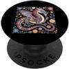 Cool Japanese Dragon Boy Viking Dragon G Drago Cinese Stampa Bambini Fiori Floreali Colorati Art Dragon PopSockets PopGrip Adesivo
