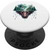 Cool Japanese Dragon Boy Viking Dragon G Stampa drago cinese Opera d'arte fauna selvatica foresta natura drago PopSockets PopGrip Adesivo